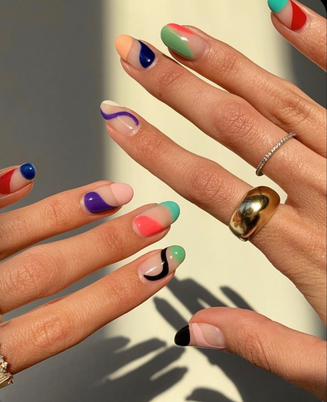 Colorful French Tips and Rainbow Nails: The Summer 2020 Trend – Glamour ...